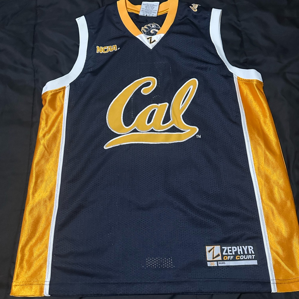 Cal Berkeley University basketball jersey